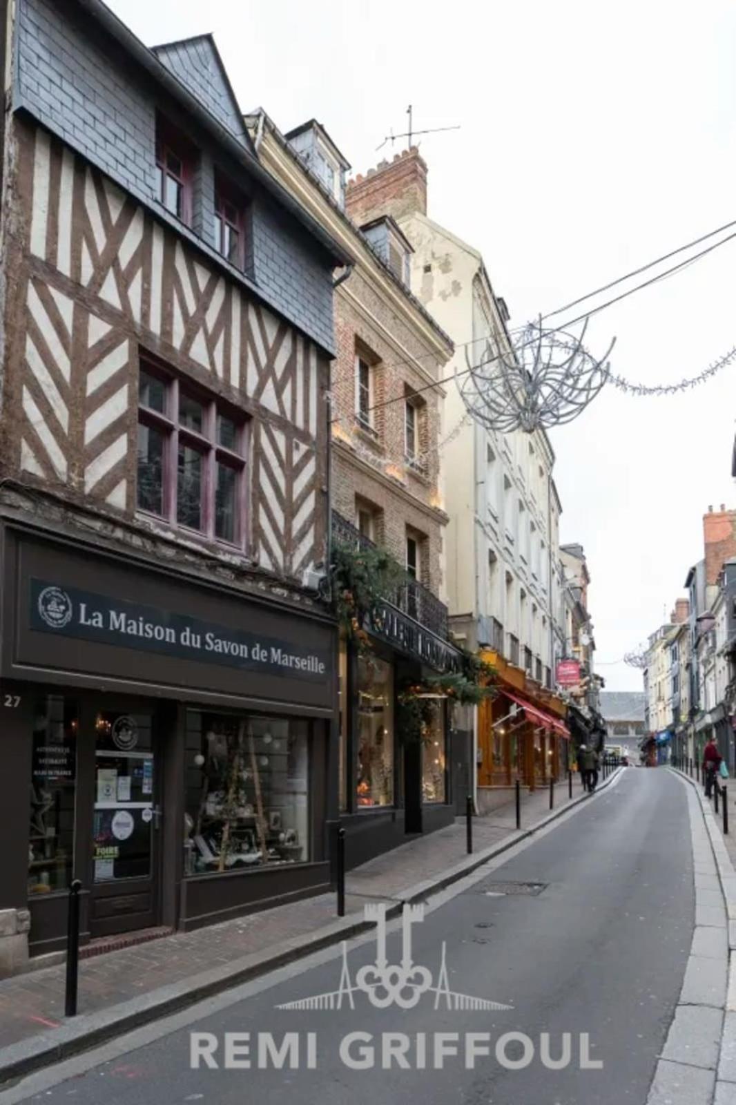 דירות La Cachette De Lucie Heart Of Honfleur 100M From The Port 2 Guests מראה חיצוני תמונה